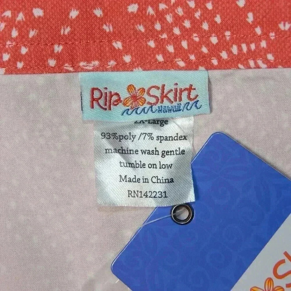 RipSkirt Hawaii Women's Size 2XL Boho Teaberry Pink Wrap Skirt Length 2 - Picture 6 of 9